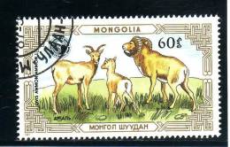 Mongolie YV  1508 O 1987 Mouflon - Game