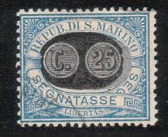 San Marino - Segnatasse - 1931 - 25 Cent. (mascherina) - Impuestos