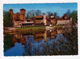 Carte Postale TORINO  JEUX DE LUMIERE SUR LE CHATEAU DU MOYEN AGE 1969 ITALIE PANORAMA TURIN - Castello Del Valentino