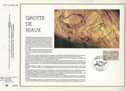 France CEF 491 - Grotte De Niaux - 1er Jour 7.07.1979 Niaux - T. 2043 - Storia Postale