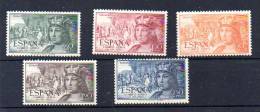 Fernando Le Catholique, A 257 / 261**, Cote 30 €, - Unused Stamps