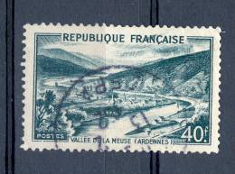 VARIÉTÉS FRANCE  1949  N° 842 A VALLÉE DE LA MEUSE OBLITÉRÉS - Usados