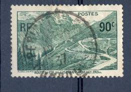 VARIÉTÉS FRANCE  1937   N° 358 COL DE L'ISERAN OBLITÉRÉ YVERT TELLIER 0.30 € - Used Stamps