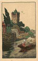 Avr13 302 : Burg Eltville  -  Gravure Dessin - Eltville