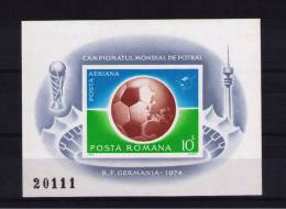 ROMANIA  World Cup Football (Not Dentate) - 1974 – Germania Ovest