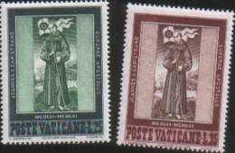 Vaticano Vatikan Vatican 1956 5 Centenario Della Morte Di San Giovanni Da Capistrano 2v Cpl ** MNH - Neufs