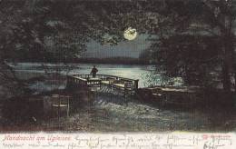 Eutin, Ugleisee, Mondschein An Der Anlegestelle, Um 1905 - Eutin