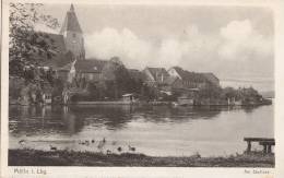 Mölln, Am Stadtsee, Mit Kirche, Um 1930 - Moelln