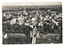 Neuf-Brisach (68) : Vue Aérienne Prise Au Niveau De La Porte De Colmar Env 1950. - Neuf Brisach