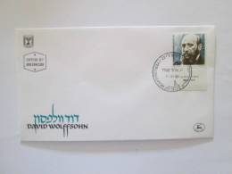 ISRAEL1984 DAVID WOLFFSOHN  FDC - Covers & Documents