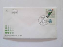 ISRAEL1987 CLEAN ENVIROMENT FDC - Lettres & Documents