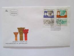 ISRAEL1988 ARCHAEOLOGY IN JERUSALEM FDC - Briefe U. Dokumente