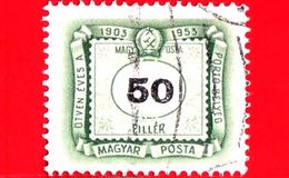 UNGHERIA - MAGYAR - Usato - 1953 - Segnatasse - Numero - 50 - Strafport