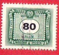 UNGHERIA - MAGYAR - 1953 - USATO - Segnatasse - Numero - 80 - Impuestos