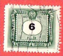 UNGHERIA - MAGYAR - 1953 - USATO - Segnatasse - Numero - 6 - Port Dû (Taxe)
