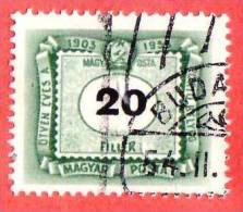 UNGHERIA - MAGYAR - 1953 - USATO - Segnatasse - Numero - 20 - Portomarken