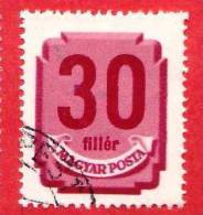 UNGHERIA - MAGYAR - 1946-1950 - USATO - Segnatasse - Numero - 30 - Port Dû (Taxe)