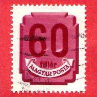 UNGHERIA - MAGYAR - 1946-1950 - USATO - Segnatasse - Numero - 60 - Port Dû (Taxe)