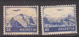 PGL BN0624 - SUISSE SWITZERLAND AERIENNE Yv N°42/43 ** - Nuevos