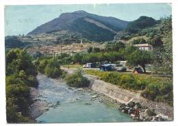 Chatillon-en-Diois (26) : Le Camping Municipal Sur Les Bords Du Bez Env 1974 (animé). - Châtillon-en-Diois