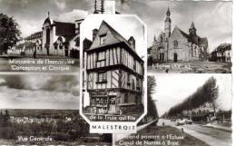 CPSM MALESTROIT (Morbihan) - 5 Vues - Malestroit