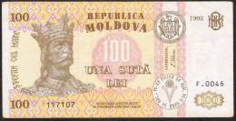 MOLDOVA  P15  100  LEI   1992   VF-XF - Moldavia