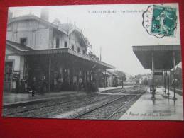 77 - GRETZ - LES  QUAI DE LA GARE - BELLE CARTE - - Gretz Armainvilliers