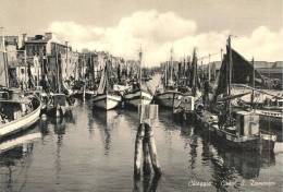 VENETO  - CHIOGGIA (Venezia) - Canal S. Domenico  (barche E Bragozzi) - Chioggia