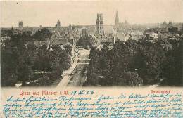 Avr13 384 : Gruss Aus Münster I. W.  - Totalansicht - Bad Münster A. Stein - Ebernburg