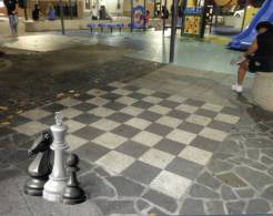 Geant Chess Board - Jeux D´Echec Géant - Cairns - City Place - Chess