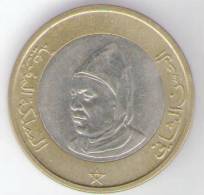 MAROCCO 10 DIRHAMS 1995 BIMETALLICA - Morocco