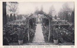 New York Saratoga Springs Garden & Wishing Well At Chauncey Olcott Residence - Saratoga Springs