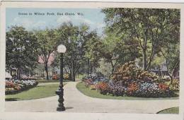Wisconsin Eau Claire Scene In Wilson Park 1920 - Eau Claire