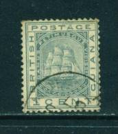 BRITISH GUIANA - 1876 1c Used As Scan - British Guiana (...-1966)