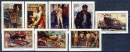 #Rwanda 1969. Paintings. Michel 359-66. MNH(**) - Ungebraucht