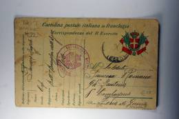 Italy Cartolina Postale In Francgigia, Tipo J Inv. - Postwaardestukken