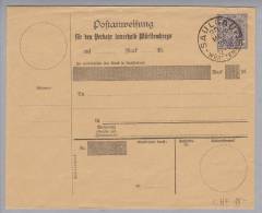 Heimat De BW Saulgau 1920-03-30 20Pf. Postanweisung - Postal  Stationery