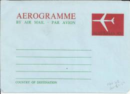 AUSTRALIA AEROGRAMA AVION - Aerogramas
