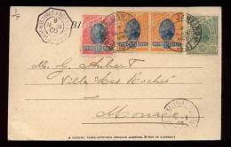 Brazil Brasilien 1905 Card To MONACO With Buenos Ayres Ship PM - Lettres & Documents
