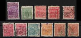 Brazil Brasilien 1920-40 11 Stamps With Good Postmarks - Lots & Serien