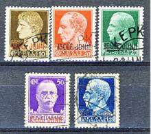 Isole Jonie 1941 SS 1 N. 2-4, 6, 8 USATI - Ionische Inseln