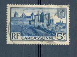 VARIÉTÉS FRANCE  1938  N° 392 CITE DE CARCASSONNE OBLITÉRÉ - Usati