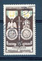 VARIÉTÉS FRANCE  1952 N° 927 CENTENAIRE DE LA MÉDAILLE MILITAIRE   OBLITÉRÉ - Used Stamps