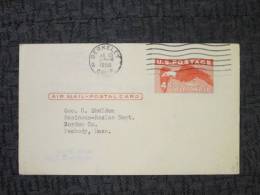 USA 1956 POSTAL STATIONARY COVER - Marcofilie