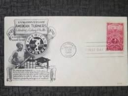 USA 1948 FDC AMERICAN TURNERS - 1941-1950