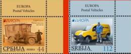 2013 X EUROPA CEPT SRBIJA SERBIA POSTFAHRZEUGE POSTAL VEHICLES  MNH - 2013