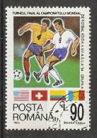 Romania 1994  Football: World Cup, USA  (o) - Oblitérés