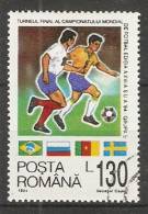 Romania 1994  Football: World Cup, USA  (o) - Oblitérés