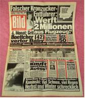 BILD-Zeitung Vom 9.8. 1980 Mit : Falscher Kronzucker-Entführer : Werft 2 Millionen Aus Flugzeug - Sonstige & Ohne Zuordnung