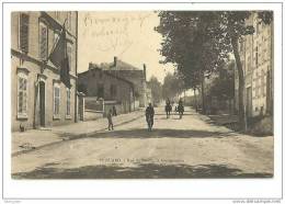 FROUARD(54)1902-rue De Nancy, La Gendarmerie-gendarmes à Cheval-dos Simple - Frouard